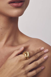 Double Passaggio Ring - Luce Collection