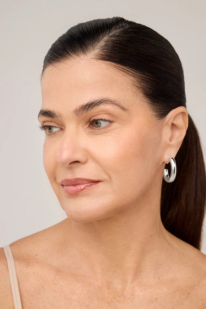 Memória Small Hoop Earrings - Entre Camadas Collection