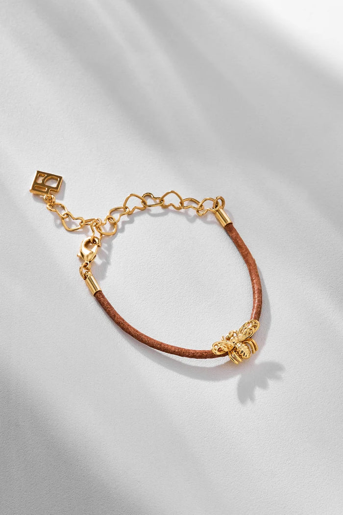 Abelha Leather Bracelet (Daughter) - Abelha Collection