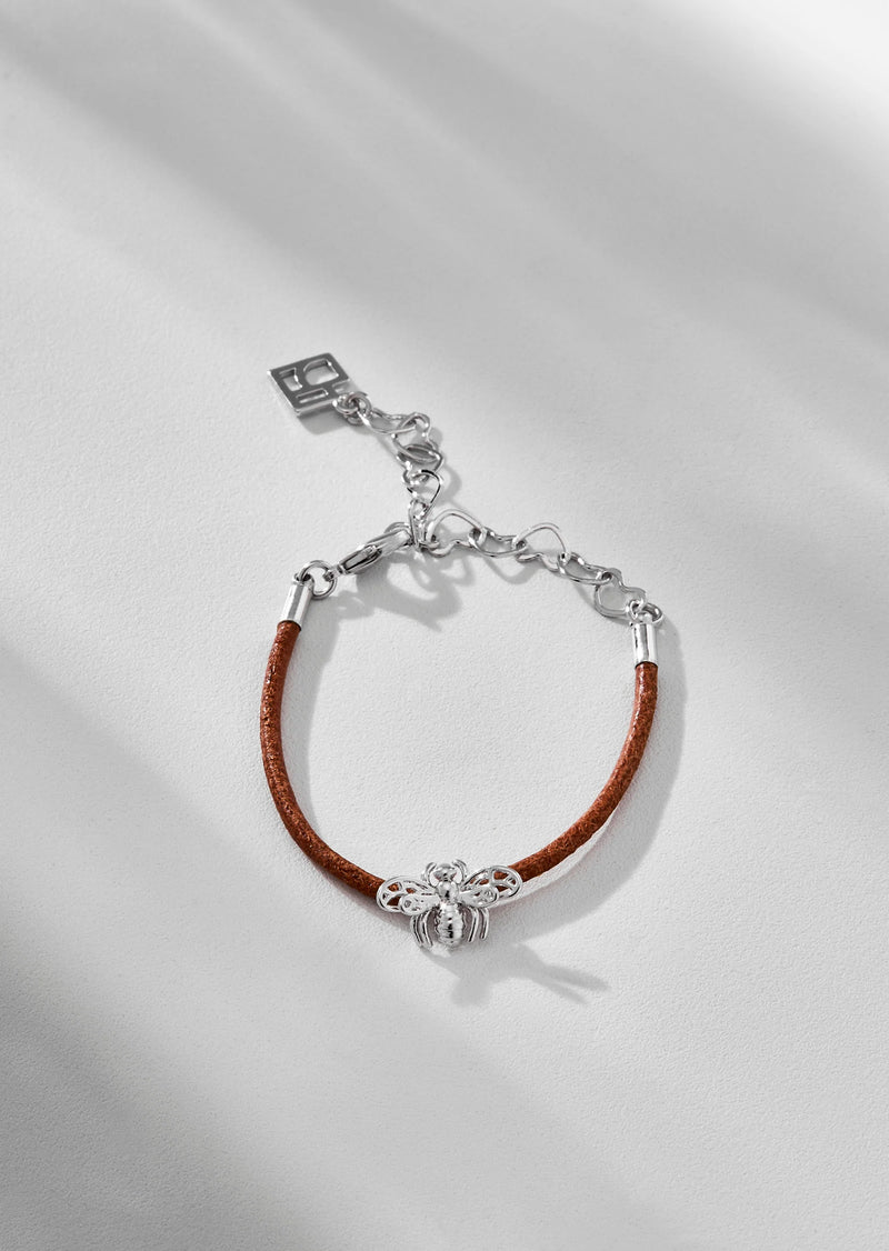 Abelha Leather Bracelet (Daughter) - Abelha Collection